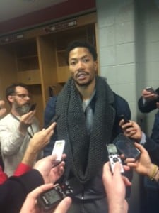 Derrick Rose after 132-129 loss to Dallas