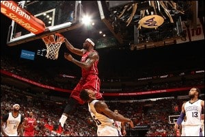 Lebron dunk face