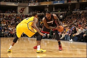Lebron v paul george