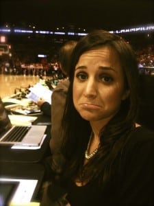 Dianna Russini of NBC4 Washington, DC laments her team's demise and the end of coverage of the second round.