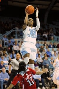 UNC player Diamond DeShields  (Courtesy: Daily Tar Heel)