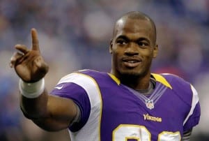 Vikings RB Adrian Peterson