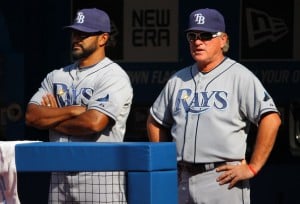 Dave Martinez and Joe Maddon