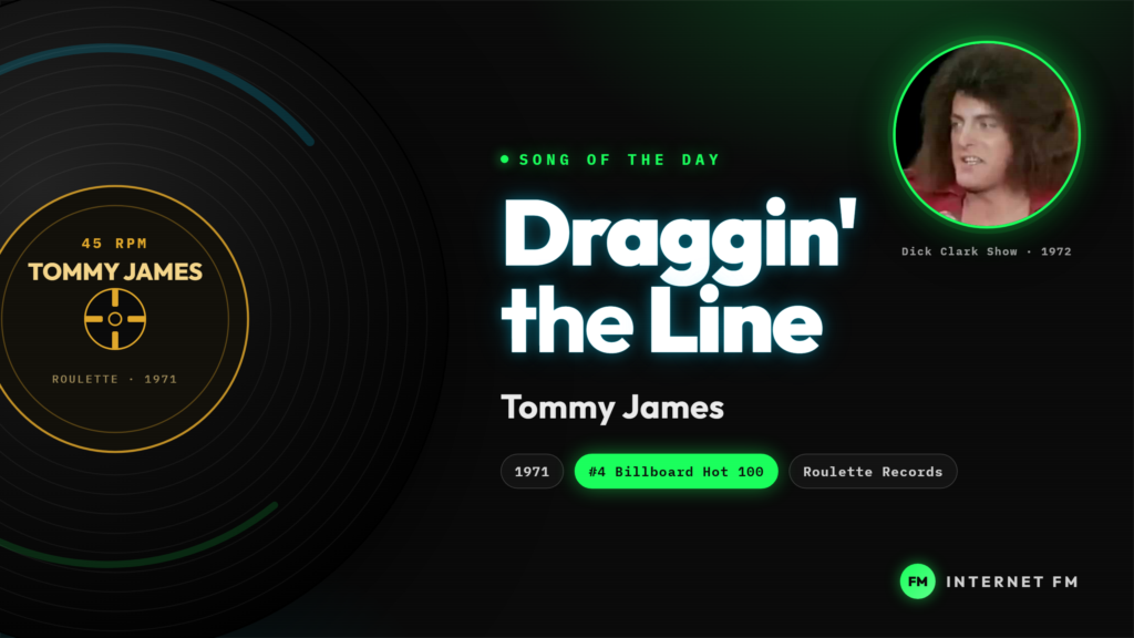 Draggin' the Line — Tommy James (Dick Clark Show, 1972)