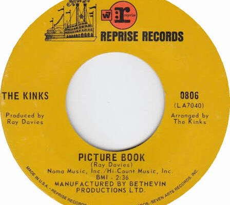 Song Of The Day – The Jukebox Series #4 – The Kinks  – “Starstruck” b/w “Picture Book”  – German Pye 45 DV-14795  (G1/H1)
