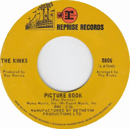 Song Of The Day – The Jukebox Series #4 – The Kinks  – “Starstruck” b/w “Picture Book”  – German Pye 45 DV-14795  (G1/H1)