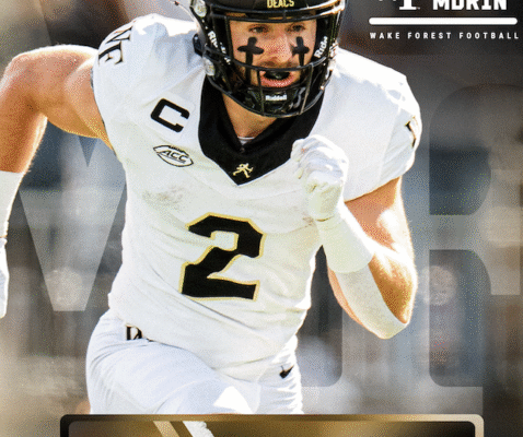 Eli Pancol and Taylor Morin win Football Awards