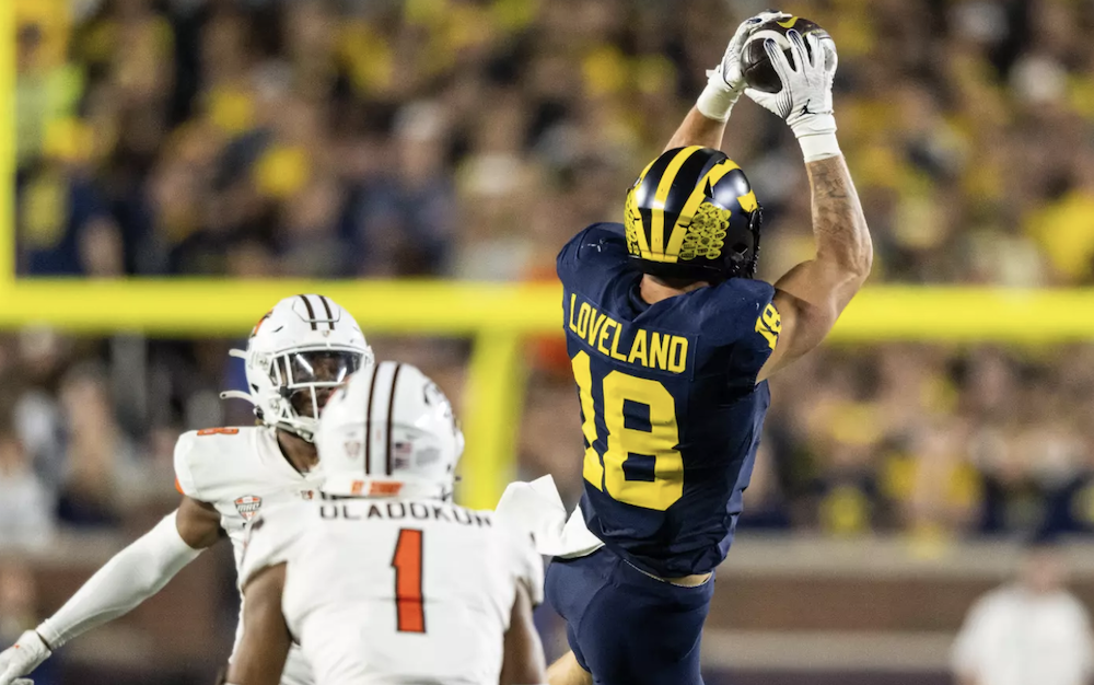 new Chicago Bears Colston Loveland - former Michigan TE