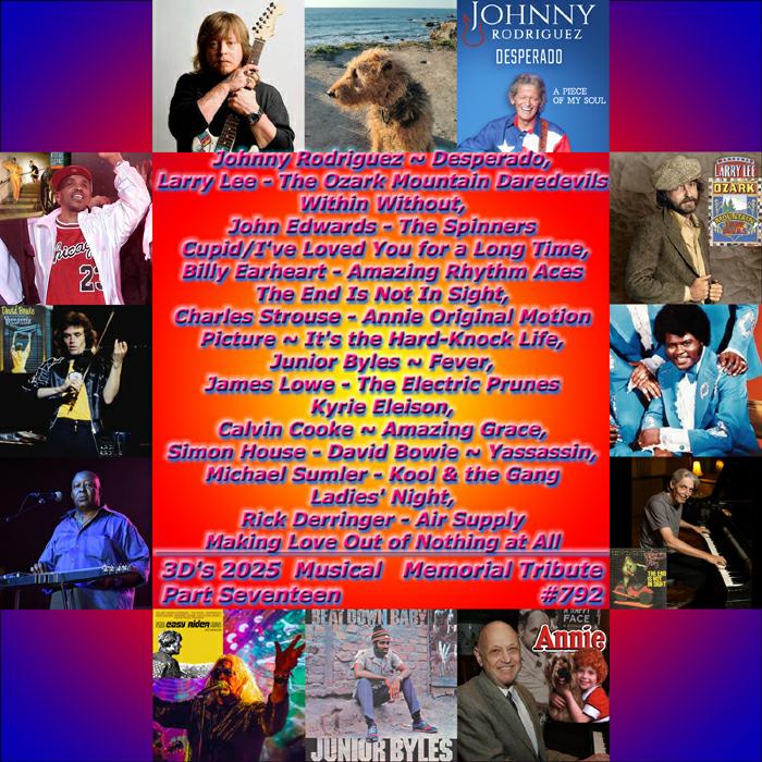3D’s 2025 Musical Memorial Tribute PtXVII