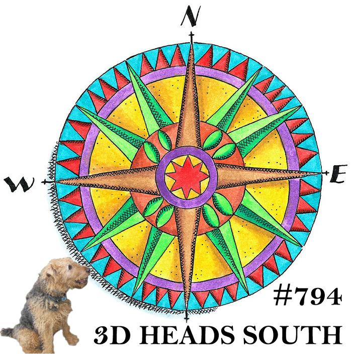 3D Heads South