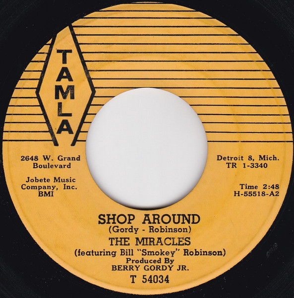 Song Of the Day by Eric Berman – "Shop Around" by Smokey Robinson and The Miracles