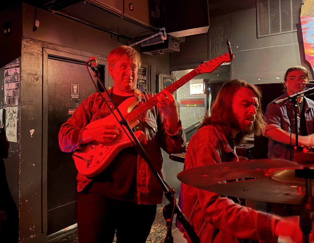 John Anderson of DOOM GONG performing on stage at Subterranean in Chicago, April 2026