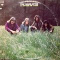 Album cover for Ten Years After's A Space in Time, showing the four band members seated in tall green grass in front of dark trees.